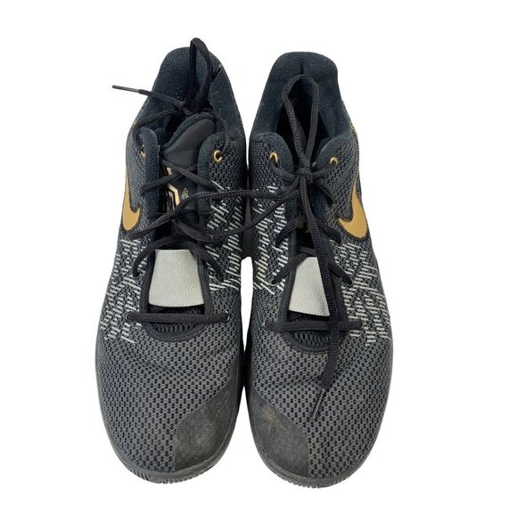 Nike Men's Black & Gold Sneakers - Picture 2 of 6